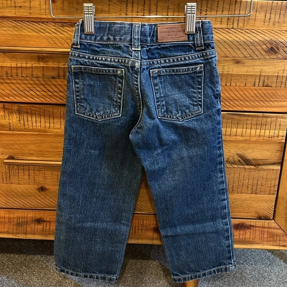 Janie & Jack Boys Outfit Bundle Vest and Jeans